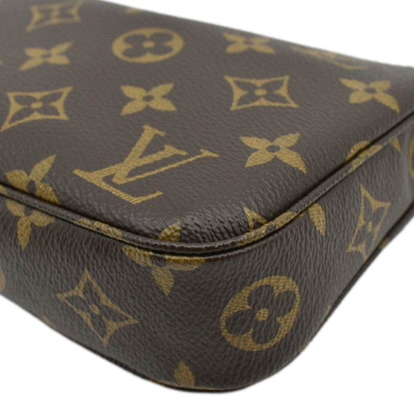 LOUIS VUITTON Pochette Monogram Canvas Accessoires Pouch Brown