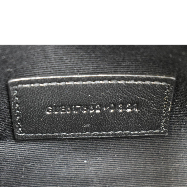 YVES SAINT LAURENT Clutch Medium Matelasse Leather Pouch Black