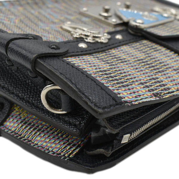 LOUIS VUITTON Trunk Clutch Crossbody Bag Multicolor corner lookLOUIS VUITTON Trunk Clutch Crossbody Bag Multicolor corner side