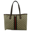 GUCCI Ophidia Medium GG Supreme Canvas Tote Bag Beige 631685