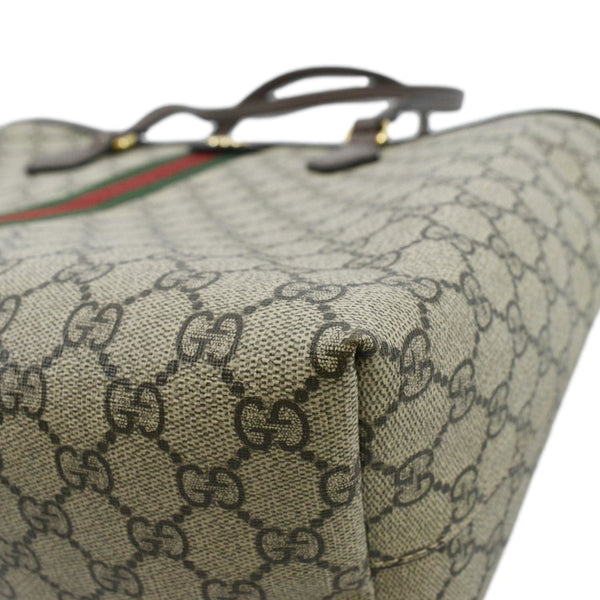 GUCCI Ophidia Medium GG Supreme Canvas Tote Bag Beige 631685