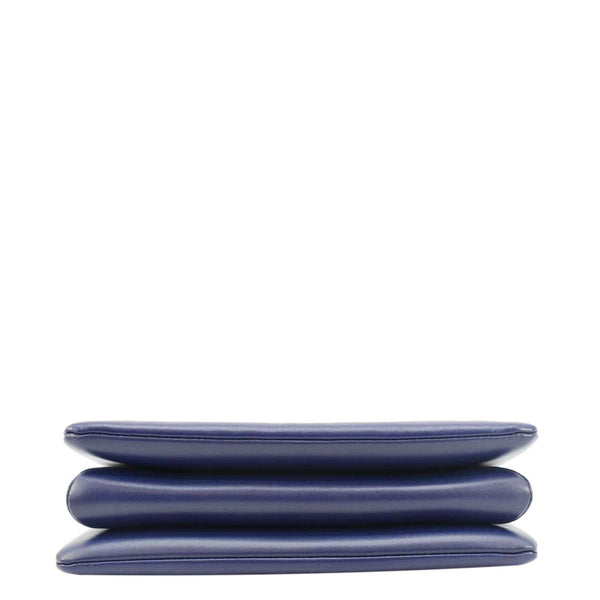 LOUIS VUITTON Coussin PM Monogram Embossed Leather Crossbody Bag Blue