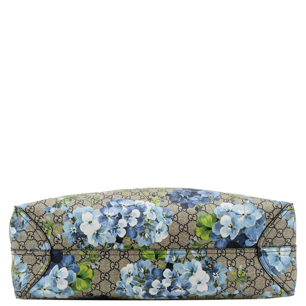 GUCCI GG Supreme Monogram Blooms Large Reversible Tote Beige DD18809