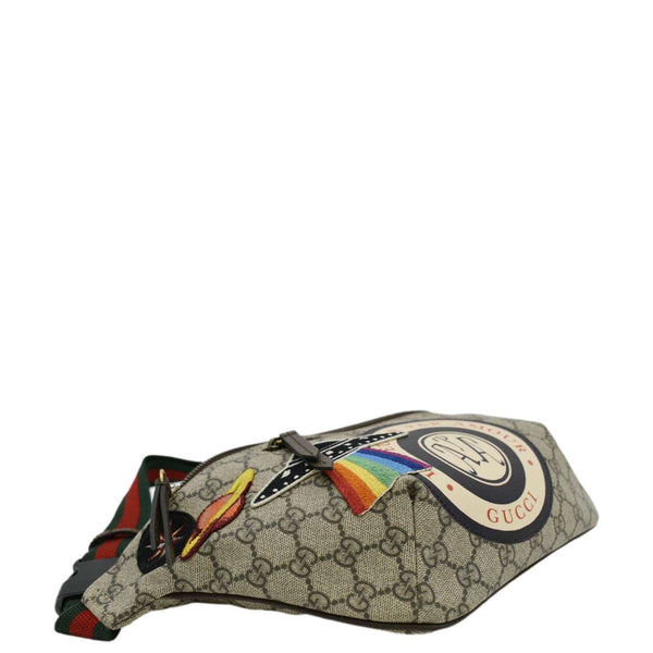 GUCCI Courrier GG Supreme Canvas Belt Bum Bag Beige 529711