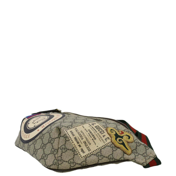 GUCCI Courrier GG Supreme Canvas Belt Bum Bag Beige 529711
