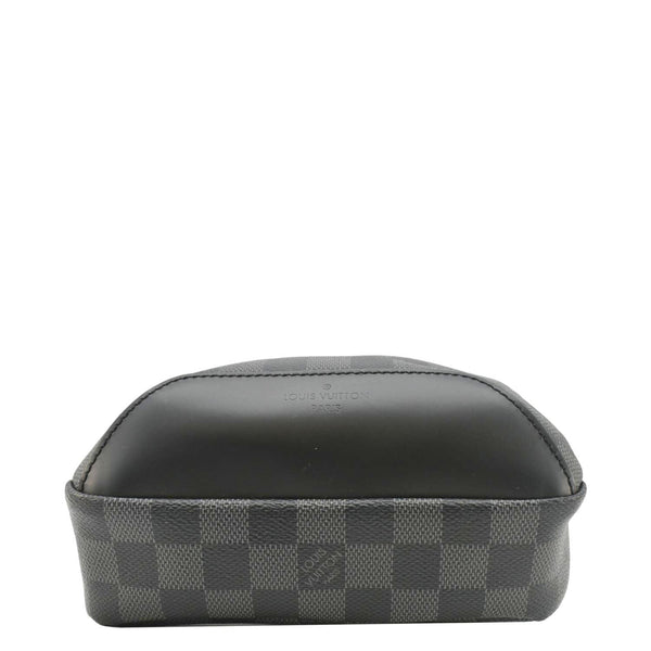 LOUIS VUITTON Avenue Sling Damier Graphite Backpack Bag Black