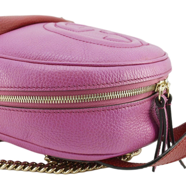 GUCCI Soho Leather Backpack Pink 431570