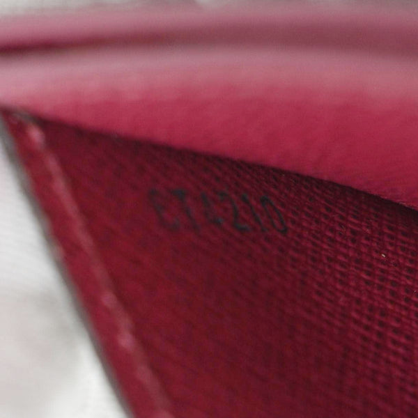 LOUIS VUITTON Monogram Canvas Card Holder Cerise