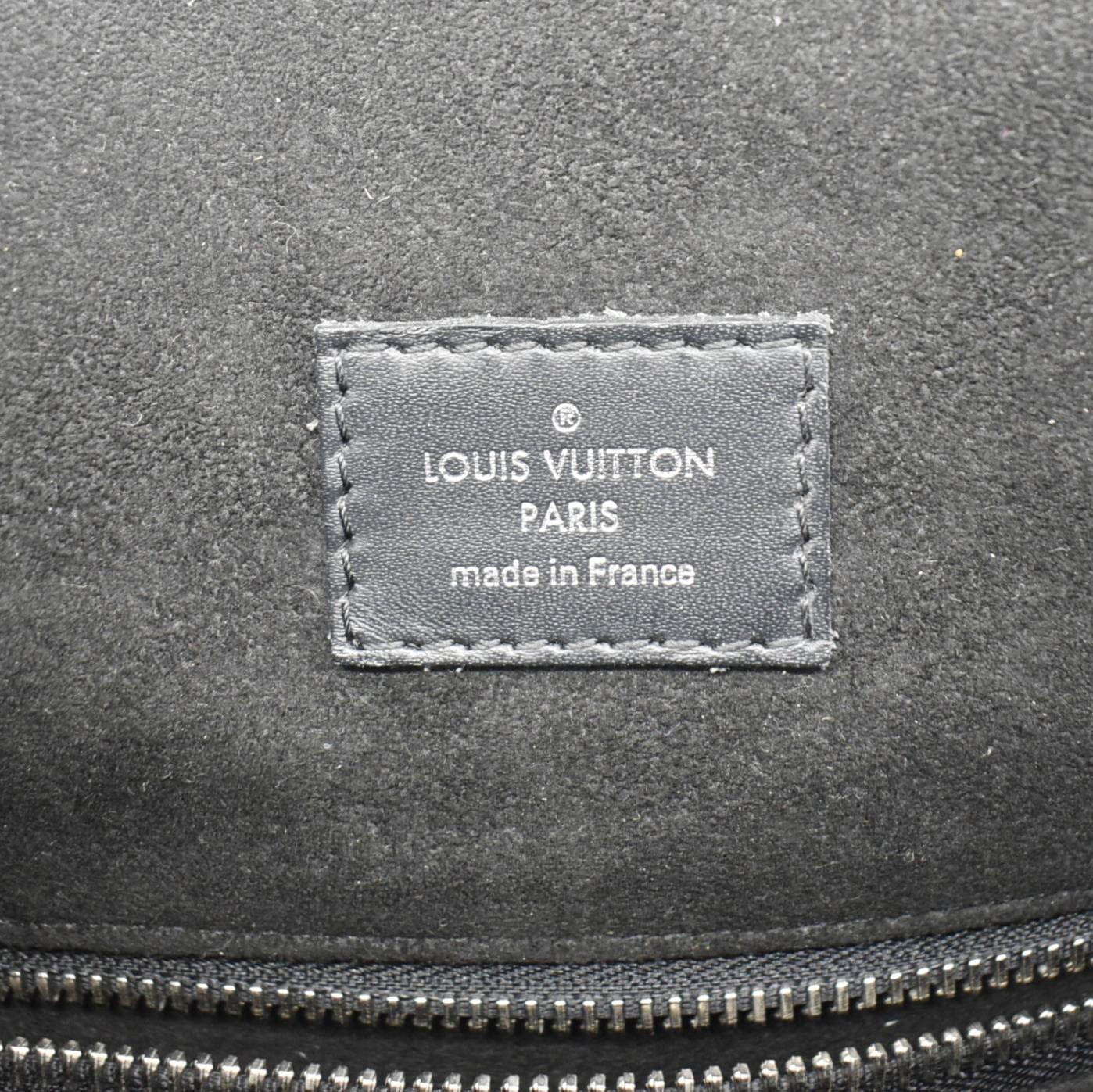 louis vuitton backpack france LOUIS VUITTON Christopher Epi Leather Black Backpack Bag