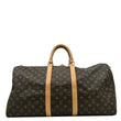 LOUIS VUITTON Keepall 55  Monogram Canvas Travel Bag Brown