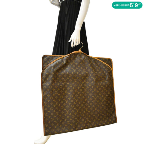 LOUIS VUITTON Monogram Canvas Garment Cover Brown