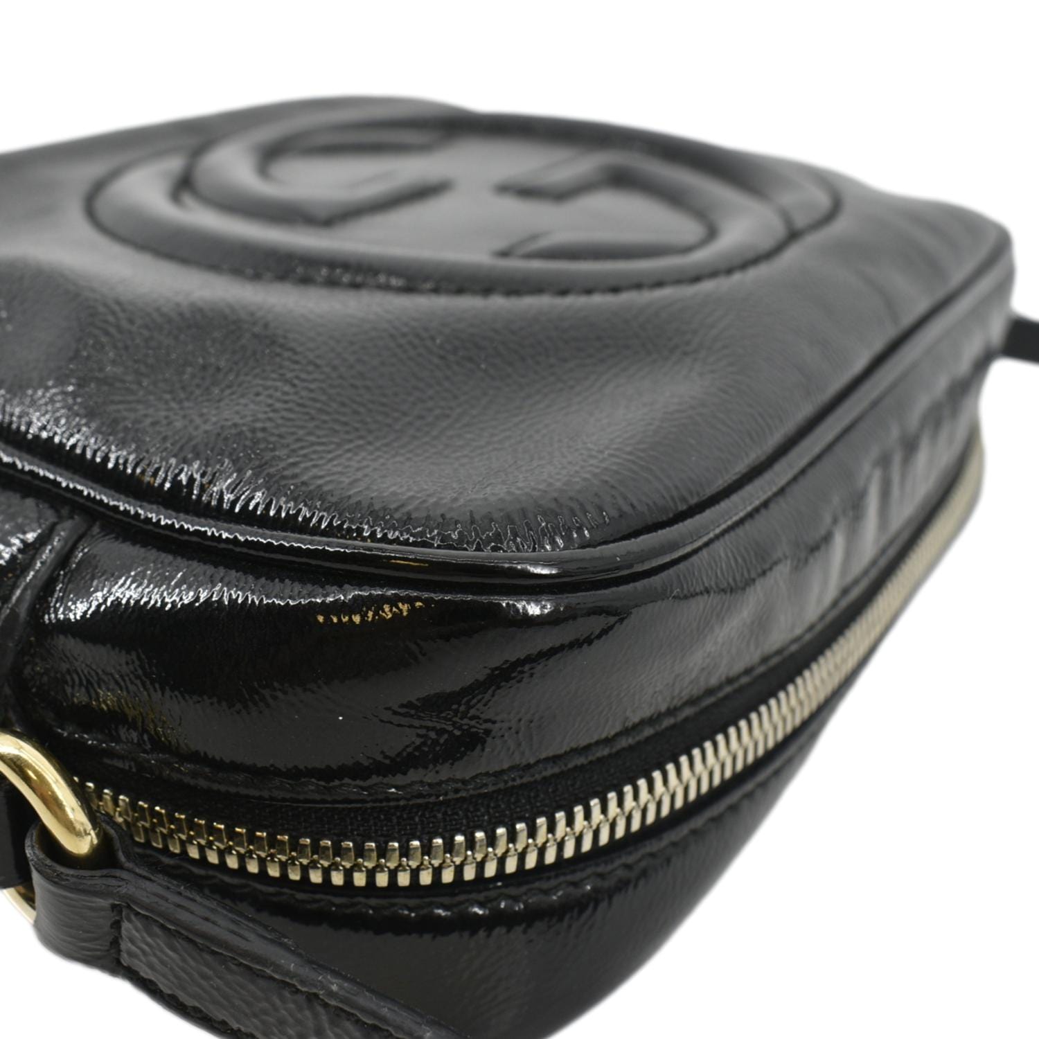 Gucci Soho patent leather clutch bag Pink ref.805952 - Joli Closet