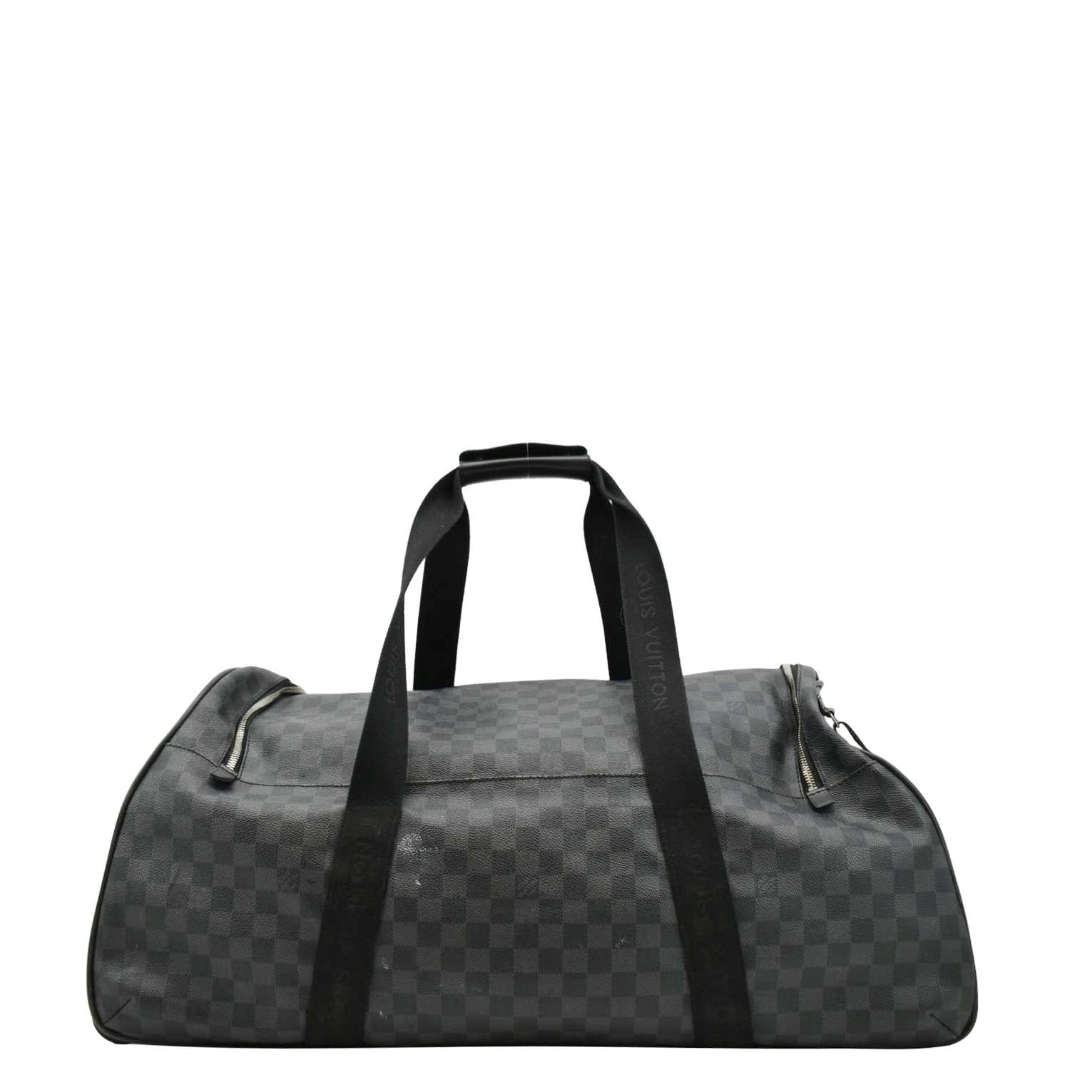 louis vuitton men's damier duffle luggage travel bag LOUIS VUITTON Neo Eole 65 Damier Graphite Black Duffle Bag