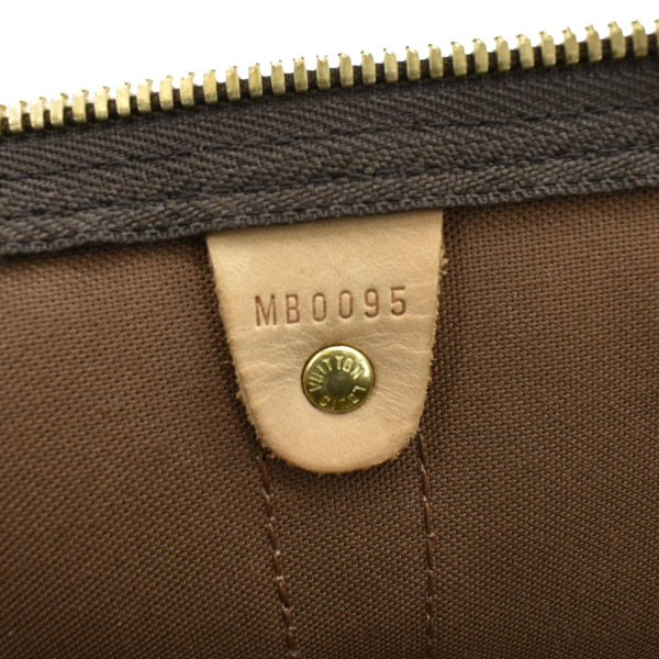 LOUIS VUITTON Keepall 55  Monogram Canvas Travel Bag Brown