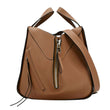 LOEWE Hammock Small Calfskin Leather Shoulder Bag Brown
