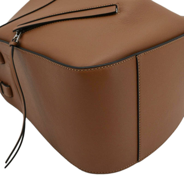 LOEWE Hammock Small Calfskin Leather Shoulder Bag Brown