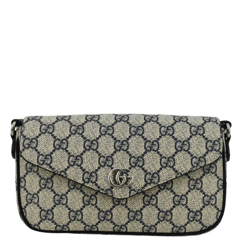 GUCCI Bolso Cruzado Ophidia Mini GG Supreme Canvas Crossbody Bag Beige 764961