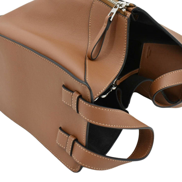 LOEWE Hammock Small Calfskin Leather Shoulder Bag Brown