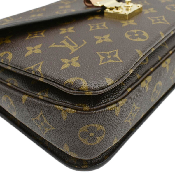 LOUIS VUITTON Metis Pochette Monogram Canvas Crossbody Bag Brown