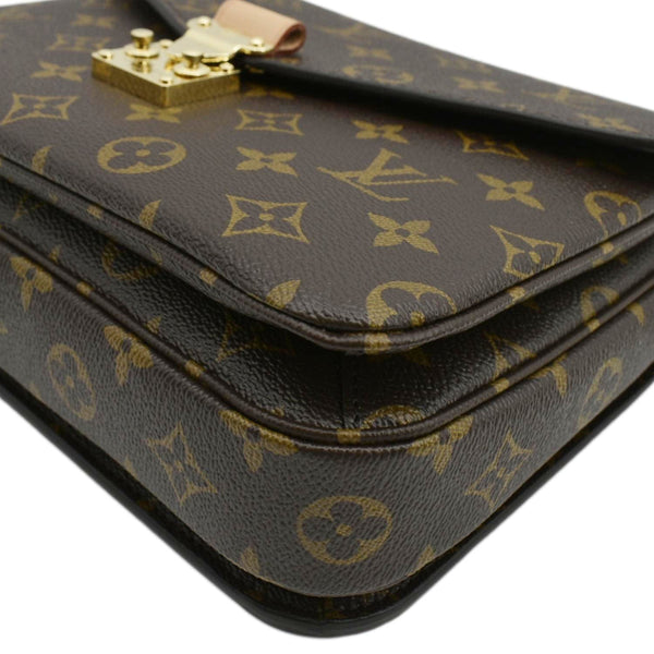 LOUIS VUITTON Metis Pochette Monogram Canvas Crossbody Bag Brown