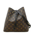 LOUIS VUITTON Neonoe Monogram Canvas Shoulder Bag Brown/Black