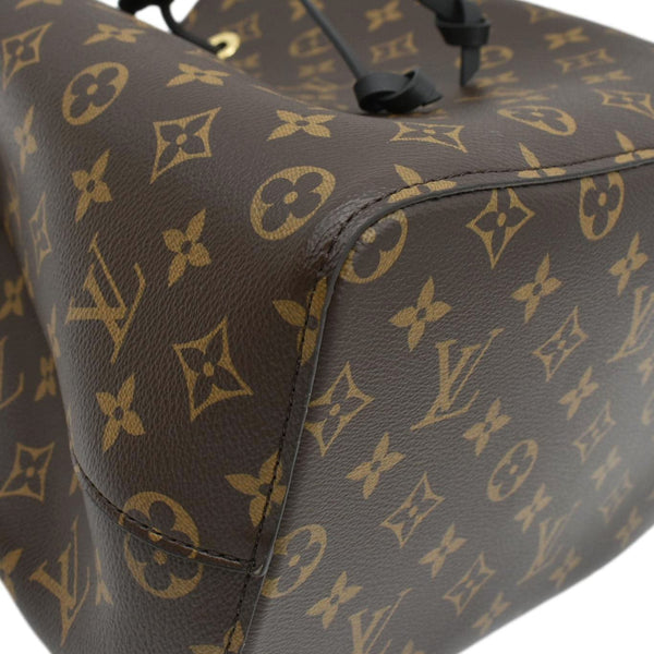 LOUIS VUITTON Neonoe Monogram Canvas Shoulder Bag Brown/Black