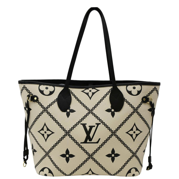 LOUIS VUITTON Broderies Neverfull MM Giant Empreinte  back look