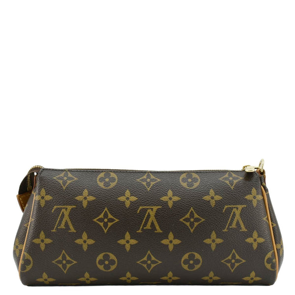 LOUIS VUITTON Pochette Eva Monogram Canvas Crossbody Bag Brown