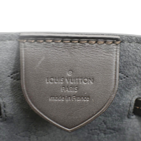 LOUIS VUITTON Girolata Monogram Mahina Leather Shoulder Bag Black