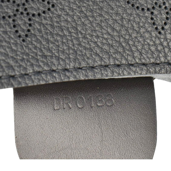 LOUIS VUITTON Girolata Monogram Mahina Leather Shoulder Bag Black