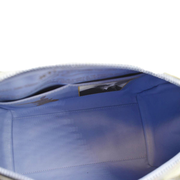 LOUIS VUITTON Masters Monet Speedy 30 Coated Canvas Satchel Bag Blue