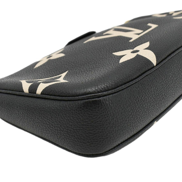 LOUIS VUITTON Multi Pochette Accessoires Monogram Empreinte Crossbody Bag Bicolor