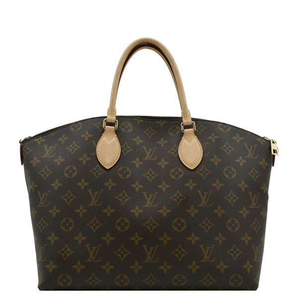 LOUIS VUITTON Boetie MM Monogram Canvas Shoulder Bag Brown