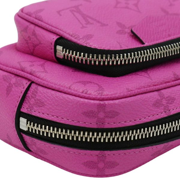 LOUIS VUITTON Outdoor Monogram Taigarama Pouch Pink
