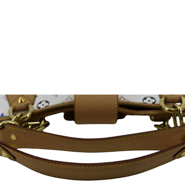 LOUIS VUITTON Annie MM Multicolor Monogram Canvas Shoulder Bag White