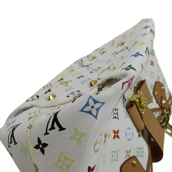 LOUIS VUITTON Annie MM Multicolor Monogram Canvas Shoulder Bag White