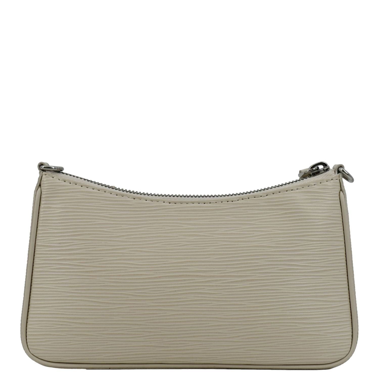 LOUIS VUITTON Easy Pouch On Strap Epi Leather Shoulder Bag Cream