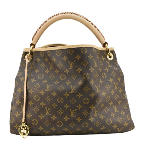 LOUIS VUITTON Artsy MM NM Monogram Canvas Hobo Bag Brown