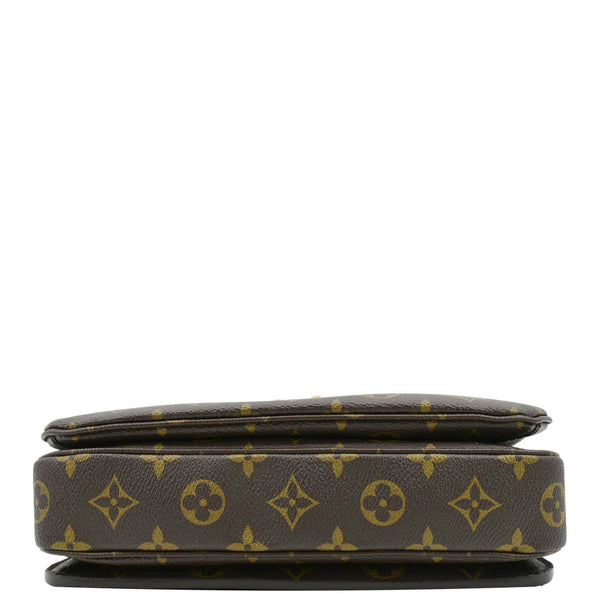 LOUIS VUITTON Metis Pochette Monogram Canvas Crossbody Bag Brown