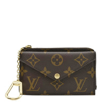 LOUIS VUITTON Recto Verso Monogram Canvas Card Holder Brown
