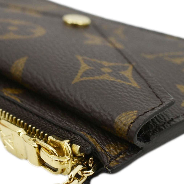 LOUIS VUITTON Recto Verso Monogram Canvas Card Holder Brown