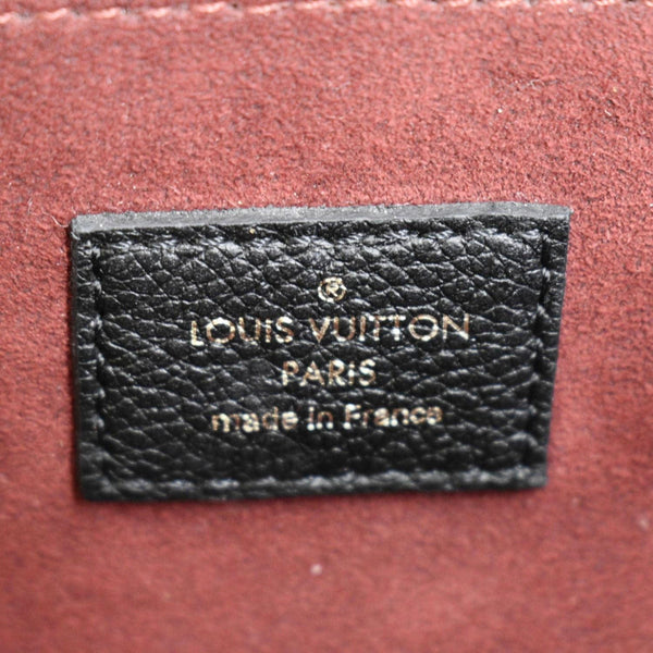 LOUIS VUITTON Metis Pochette Bicolor Empreinte Leather Crossbody Bag Black
