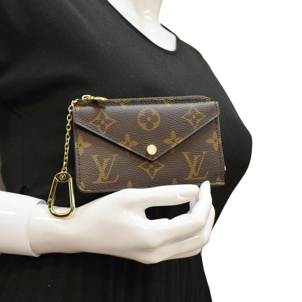 LOUIS VUITTON Recto Verso Monogram Canvas Card Holder Brown