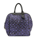 LOUIS VUITTON Sunshine Express North South Sequin Satchel Shoulder Bag Purple