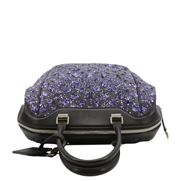 LOUIS VUITTON Sunshine Express North South Sequin Satchel Shoulder Bag Purple