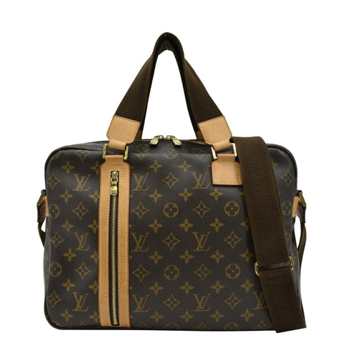 LOUIS VUITTON Sac Bosphore Monogram Canvas Messenger Bag Brown