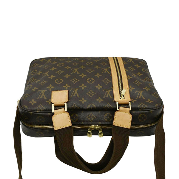LOUIS VUITTON Sac Bosphore Monogram Canvas Messenger Bag Brown