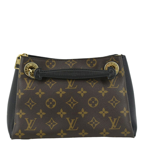 LOUIS VUITTON Surene BB Monogram Canvas Shoulder Bag Black