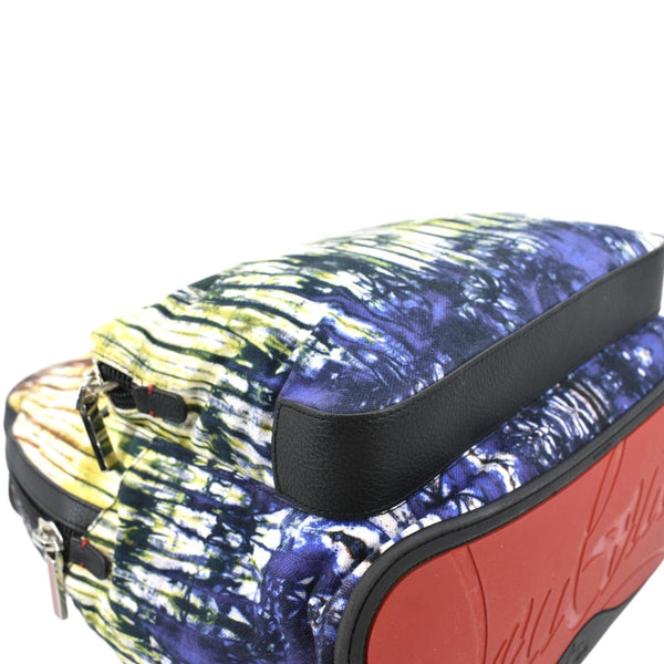 CHRISTIAN LOUBOUTIN Printed Nylon Backpack Multicolor