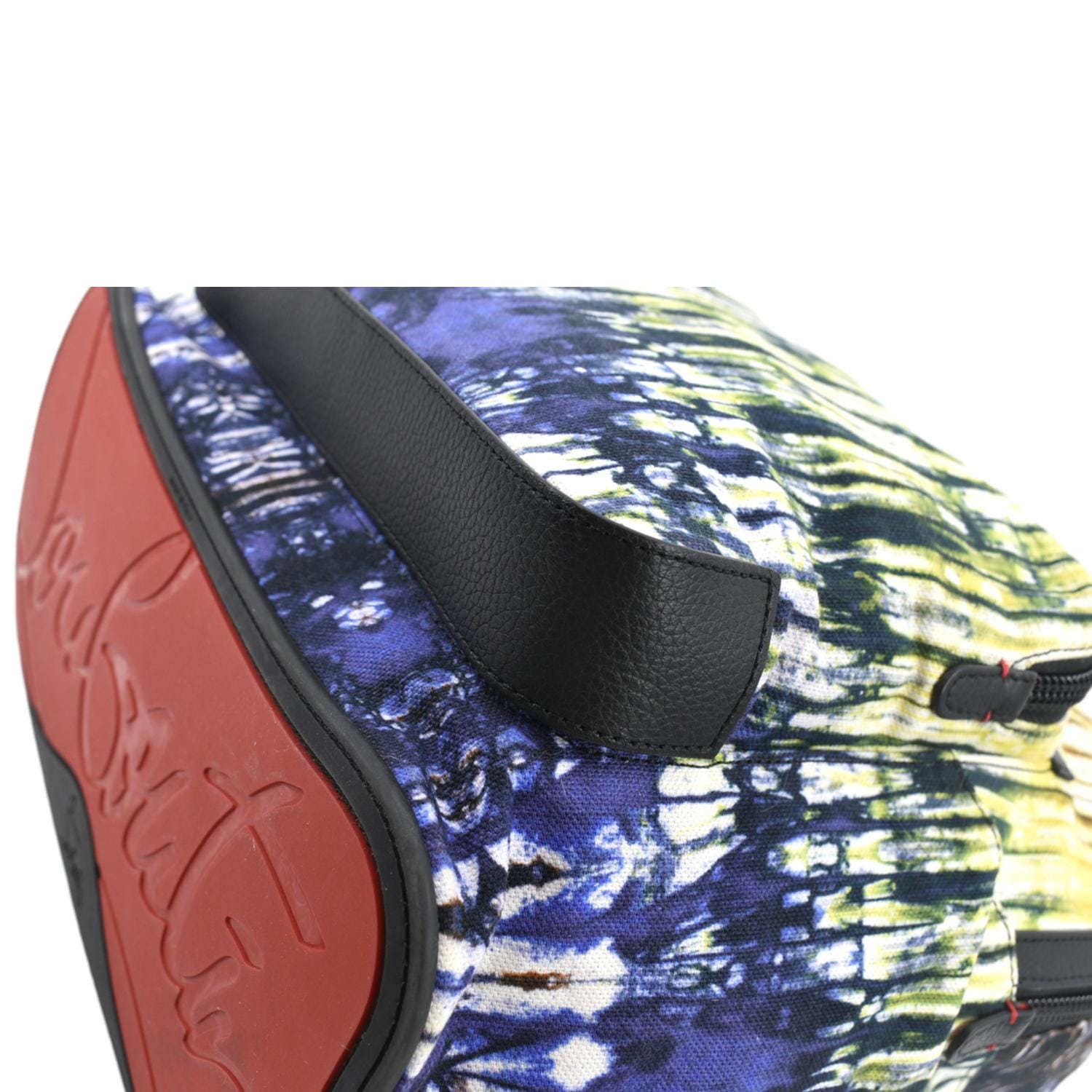 christian louis vuitton backpack CHRISTIAN LOUBOUTIN Printed Nylon Backpack Multicolor